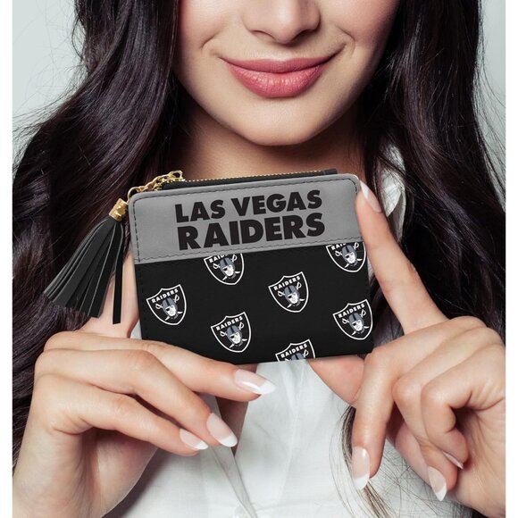 NFL Las Vegas Raiders Printed Logo Organizer Wallet - Picture 4 of 4
